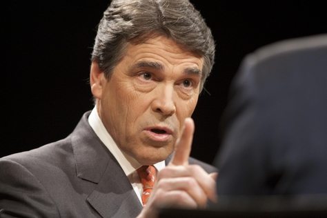Gov. Rick Perry in Austin on Oct. 15, 2010.