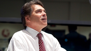 Governor Rick Perry book signing at the Dell Diamond