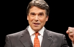 Rick Perry being interviewed by Evan Smith at Triblive in Austin