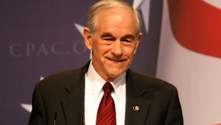 Paul speaking at CPAC 2010.