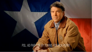 Screenshot of Rick Perry's "Tenth Amendment."