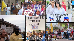 Screen shot of the Dallas Tea Party's video challenging Keith Olbermann.