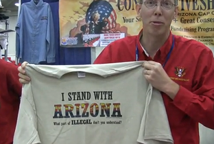 June 12, 2010. Bestselling t-shirts at the Texas GOP convention.
