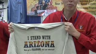 June 12, 2010. Bestselling t-shirts at the Texas GOP convention.