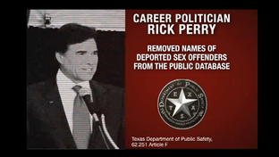 Screen grab from White's television ad.