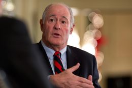 State Sen. Kel Seliger, R-Amarillo, at Triblive on Dec. 6, 2012.