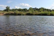 The Brazos River in Pickwick, Texas - June 30, 2012