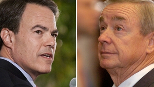 House Speaker Joe Straus and the man in the running to unseat him, state Rep. Warren Chisum, R-Pampa. 