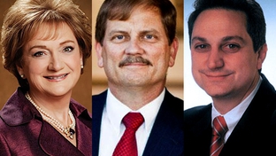 Cathie Adams, Tom Mechler, and Steve Munisteri