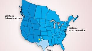 There are three electric grids in the continental United States. A project in New Mexico called Tres Amigas plans to interlink all three.