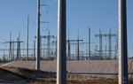 An electrical substation in Comfort, Texas.