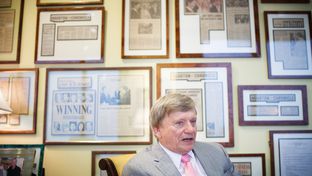 Lawyer Rusty Hardin in his Houston office on Tuesday, July 17, 2012.