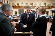 Gov. Rick Perry in the House chamber on May 19, 2011.