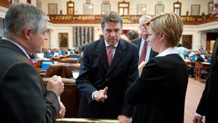 Gov. Rick Perry in the House chamber on May 19, 2011.