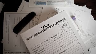 Pictured is a sexual assault evidence collection kit used by law enforcement throughout Texas.