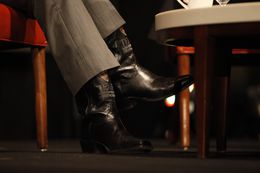 The second annual Texas Tribune Festival kicked off with with a conversation between Texas governor Rick Perry and Tribune founder and CEO Evan Smith in the Grand Ballroom of the AT&T Conference Center in Austin, Texas on September 21, 2012.