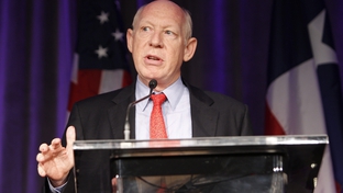 Bill White at the Texas Association of Broadcasters. Austin, Texas on August 12, 2010.