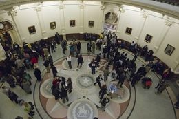 Inside the Texas Capitol on Jan. 8, 2013, the opening day of the 83rd Legislative session