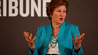 April 15, 2010. Karen Hughes speaks in Austin, TX.