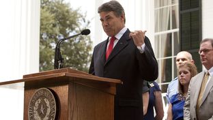 July 18th , 2012: Gov. Rick Perry announces that Texas Governor's Mansion has been fully restored.