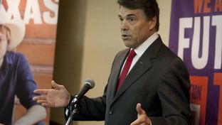 Gov. Rick Perry speaks discusses higher education in Texas at conference in Austin, Texas