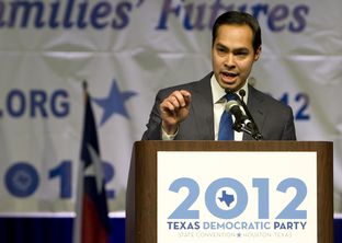 June 8th, 2012: Mayor of San Antonio, Julian Castro gives keynote at the Texas Democratic Convention in Houston, Texas
