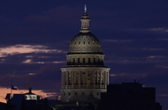 The Capital at dawn opening day of the 82nd legislative session on January 11, 2011.

