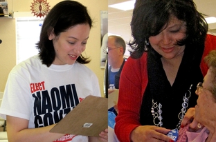 Naomi Gonzalez (left), Norma Chavez (right)