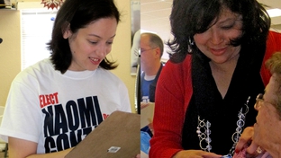 Naomi Gonzalez (left), Norma Chavez (right)