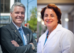 Dan Huberty and Susan Curling