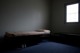 A cell at the Giddings State School, a juvenile correctional facility of The Texas Youth Commission.