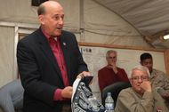 U.S. Rep. Louie Gohmert at the annual alumni Aggie Muster at Camp Leatherneck Helmand Province in Afghanistan on April 21, 2012.