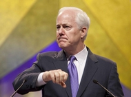 U.S. Sen. John Cornyn, R-Texas, at the state Republican convention in 2010.