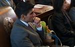 State Rep. Eddie Lucio III, D-San Benito, on the House floor January 2011.