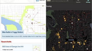 Sites like D.C. Bikes and Stumble Safely present government data with innovative applications.