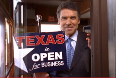 Screen Shot: Perry's Open for Business Ad