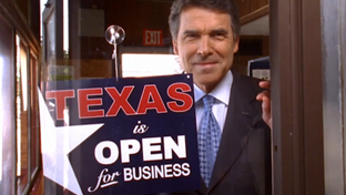Screen Shot: Perry's Open for Business Ad