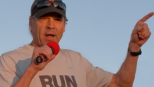 October 19, 2008. Gov. Rick Perry before the IBM Uptown Classic road race in Austin, TX.