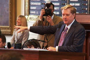 State Rep. Jim Pitts, R-Waxahachie, lays out House Bill 1.