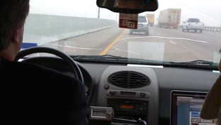 A view from the backseat.