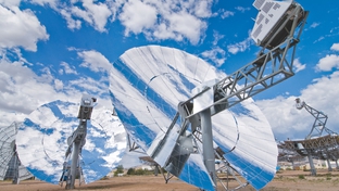 SunCatchers that Tessera Solar plans to install near Marfa.