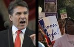 In this edition in the Texas Weekly Newsreel: Gov. Rick Perry delivered his State of the State address this week. It was big on large-scale spending, but didn't touch hot-button issues like abortion, immigration or gun control. Anti-abortion advocates rallied on the steps of the state Capitol. And U.S. Representative Roger Williams raised his Second Amendment banner.
