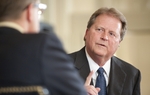 At this morning's TribLive conversation, Democratic U.S. Senate candidate Paul Sadler laid out the case against his possible general election opponent, Republican Lt. Gov. David Dewhurst.