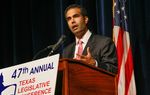 George P. Bush, Republican candidate for Texas Land Commissioner, told a crowd at the Texas Legislative Conference in New Braunfels on Friday that he's interested in education issues, in cutting regulations and taxes, and in helping the 1.7 million veterans expected to live in or return to the state over the next few years.&nbsp;