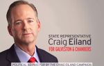 In a new TV ad, state Rep. Craig Eiland, D-Galveston, touts his efforts to win Hurricane Ike relief money for UTMB in Galveston, and his lawsuits on behalf of property owners trying to get settlements from their insurance companies.&nbsp;
