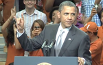 Watch the start of President Barack Obama's Monday speech at the University of Texas.
