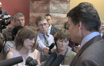 Gov. Rick Perry said Thursday that his opponent, Bill White, needs to reveal his tax returns from the years he was deputy energy secretary before the two can publicly debate. Perry further suggested White may be hiding something. White insisted the financial disclosure forms he submitted as part of his confirmation process are far more thorough than his income tax records, and those forms are already publicly available.