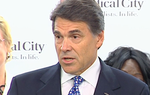 Video footage from a Tuesday press conference at which the "good ol' fightin' Texas Aggie" explains why he won't debate that "Harvard boy." Courtesy of our news partners of WFAA-TV in Dallas.