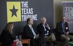 At the Trib's Oct. 29 symposium on the future of water at Texas State University, Kate Galbraith talked to former state Sen. Kip Averitt, R-Waco, Myron Hess of the National Wildlife Federation and Bob Huston of the Environmental Flows Science Advisory Committee.