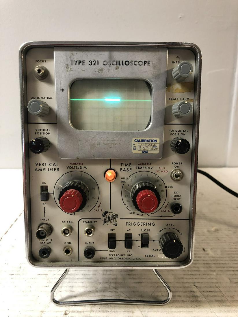 Vintage Tektronix Oscilloscope, Type 321 eBay